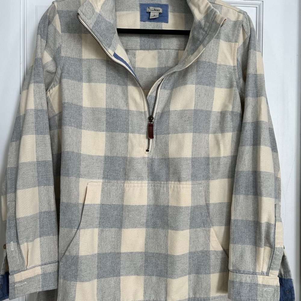 Ll Bean Flannel Pullover - image 2